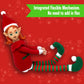 The Original Elf 12" Plush Christmas Elf Doll - Poseable Shelf Sitter with Flexible Dangling Legs - Perfect for Christmas Decorations, Toy Elf