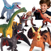 BotZilla 7 Piece Jumbo Dinosaur Toys Big Dinosaur Toy for Boys Realistic Giant Dinosaur Toys for Kids 3-5 - Perfect Dinosaur Gifts for Kids