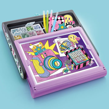 Canal Toys Style 4 Ever Diamond Art Studio. 3 in 1 LED case with Light up Board. Create Drawings, Diamond Posters, and Diamond Stickers. Age 6+