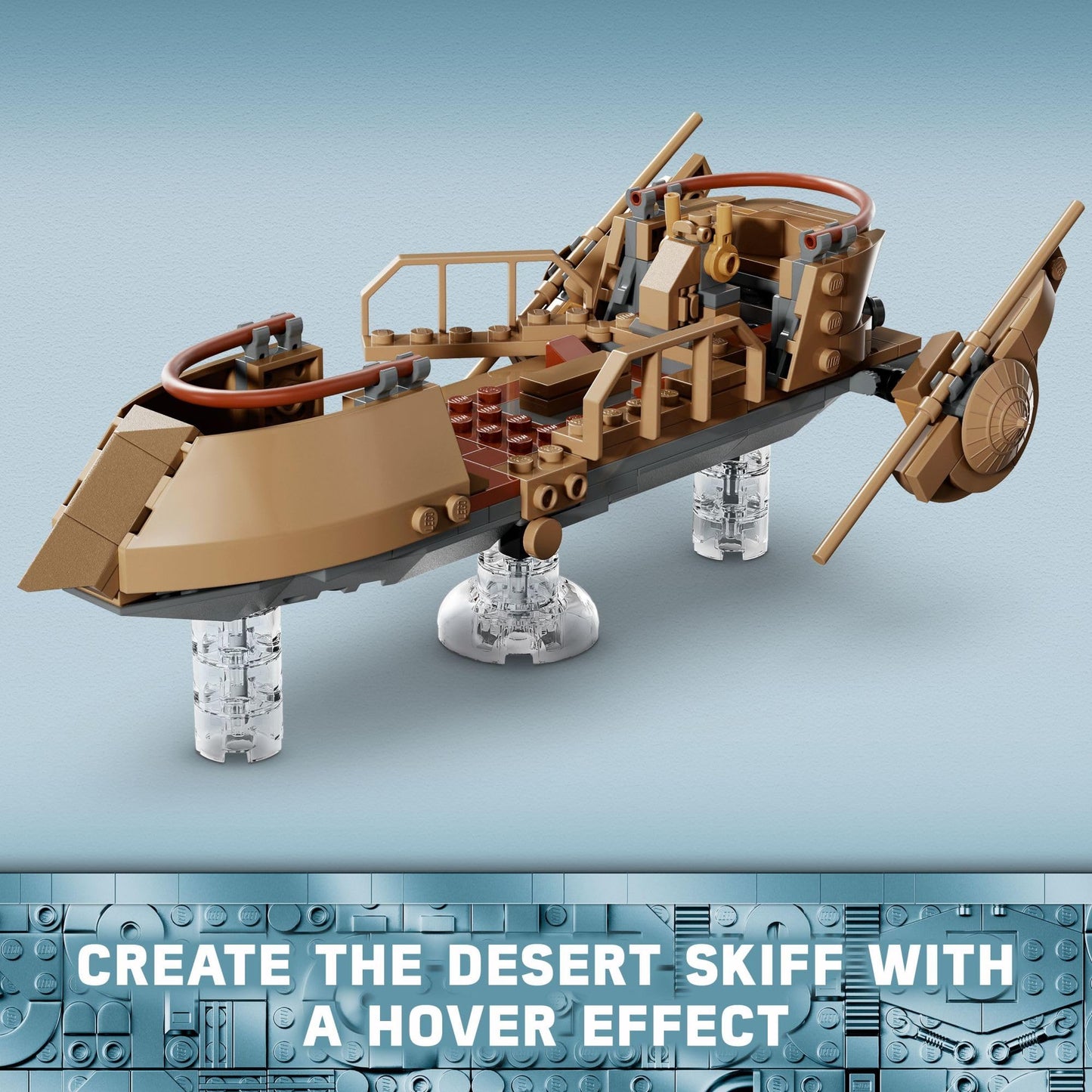 LEGO Star Wars: Return of The Jedi Desert Skiff & Sarlacc Pit, Vehicle Building Set with 25th Anniversary Minifigure Nien Nunb, Collectible Toy