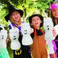 Fun Express Ghost Shape Cups with Straw, Set of 12 Pieces, White