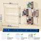 WINKINE Wall Display Shelves Compatible with 21 Funko Pop in Box, Easy Install - Only 2 Screws per Shelf, Acrylic Floating Shelves Stackable, Action
