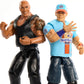 Mattel WWE Main Event Championship Showdown 2-Pack Action Figures & Accessory, Series #19 The Rock vs John Cena Collectible Set