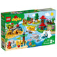 LEGO DUPLO Town World Animals 10907 Exclusive Building Bricks (121 Pieces)