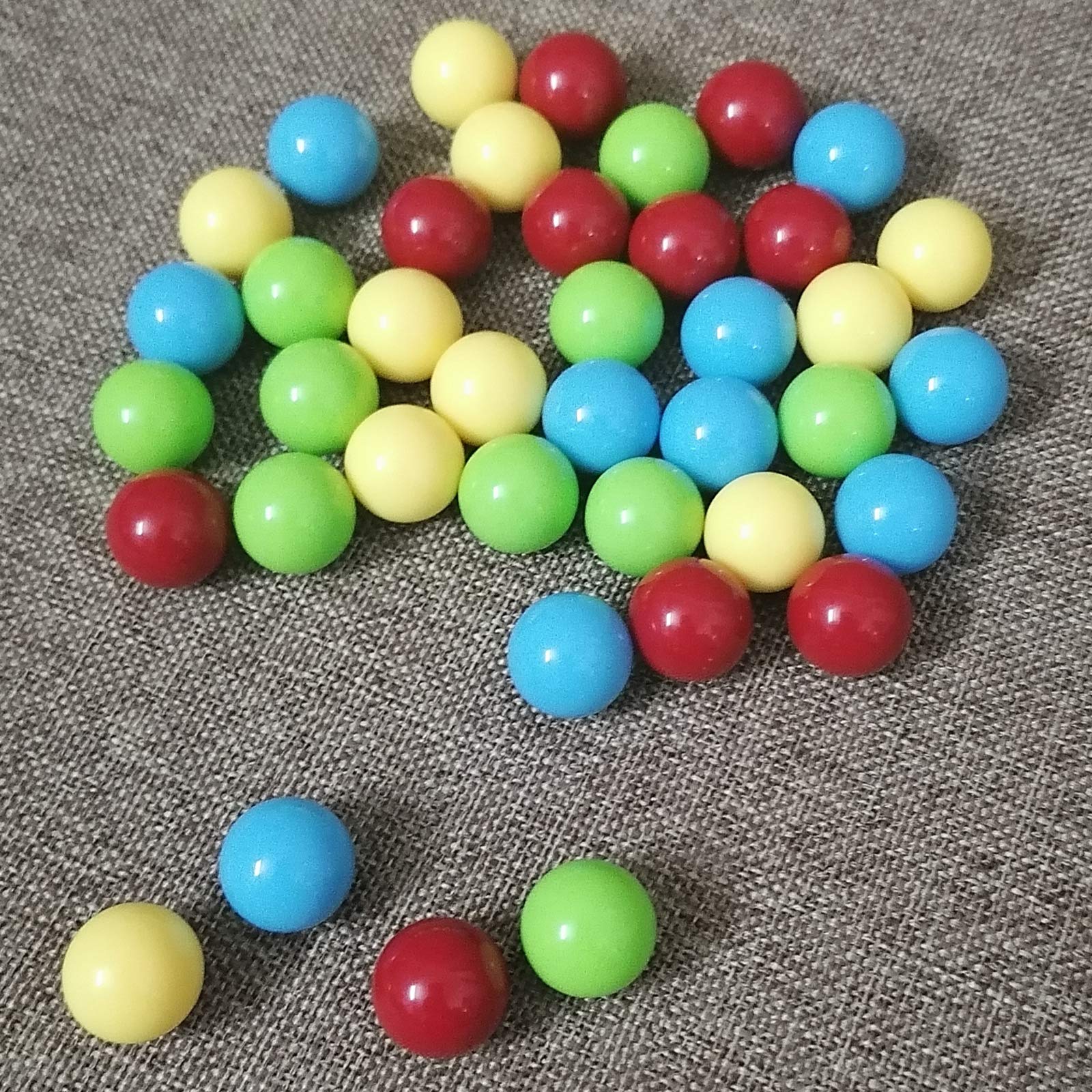 Hotusi 60Pcs Game Replacement Marbles Balls Compatible with Hungry Hungry Hippos