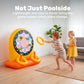 SLOOSH 2-in-1 Fun Pool Toys Set for Kids, Inflatable Dart Board & Ring Toss Game, Pool Floats Water Game Toys for Beach Yard Outdoor Ball Play, Party