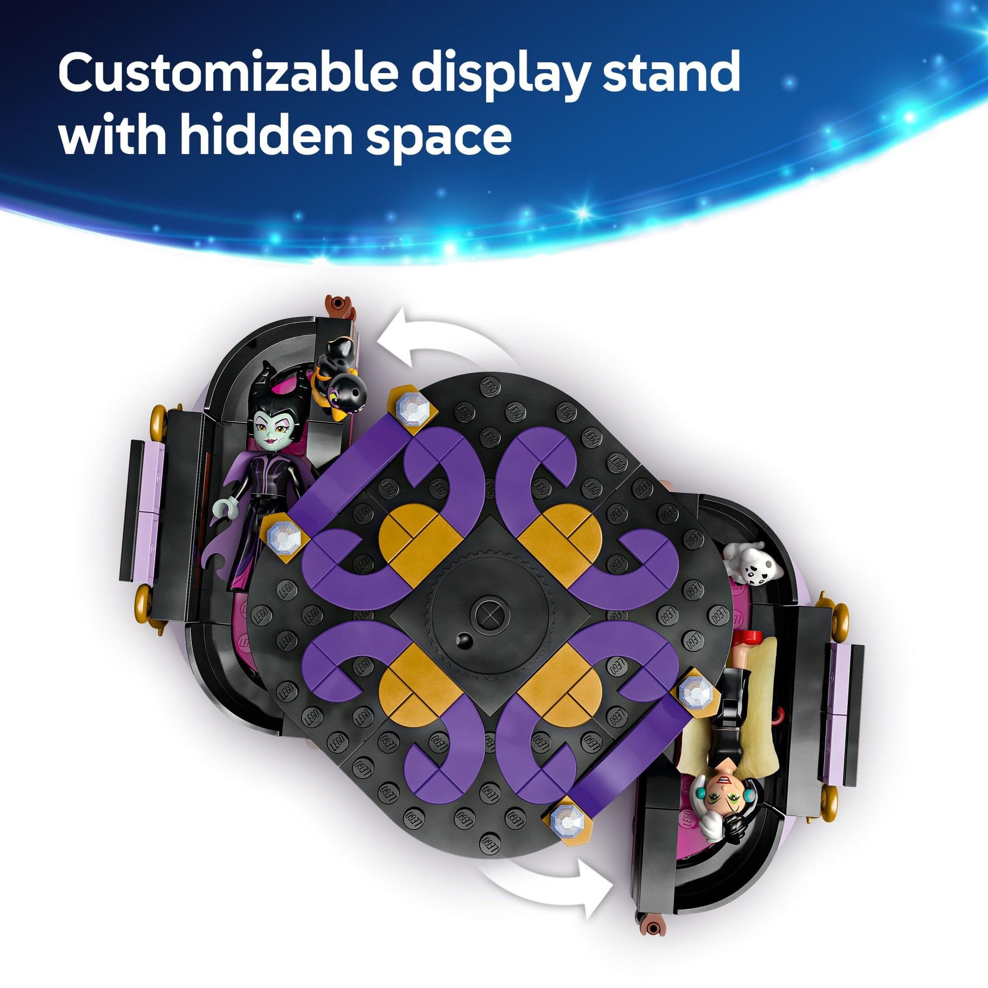 LEGO Disney Villains Maleficent’s and Cruella De Vil’s Dresses Kids Toy - Fashion Building Toy for Girls and Boys, Ages 9+ - Gift Idea for Birthdays