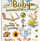 Paper House Productions Die-Cut Dimensional & Foil Accent Scrapbook Sticker Sheet - Sweet Baby, 3-Pack