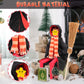 Doll Clothing Wizard Robe for Doll Christmas Elf Doll Costume Halloween Elf Clothing Dress up Accessories Includes Broom, Scarf, Mini Glasses, Mini