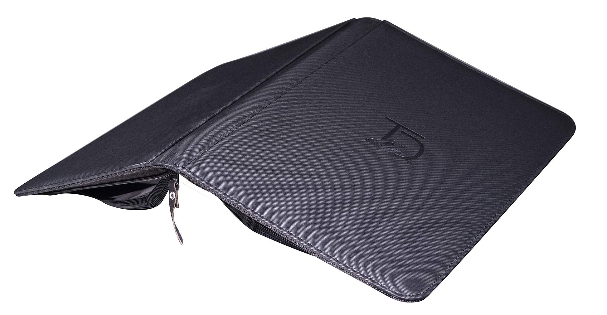 TopDeck 500 Card Ringless Zip Binder Pro - 9-Pocket Pages Side Load Sleeve TCG Storage Portfolio, Compatible with Pokemon, Yu-Gi-Oh, One Piece, MTG