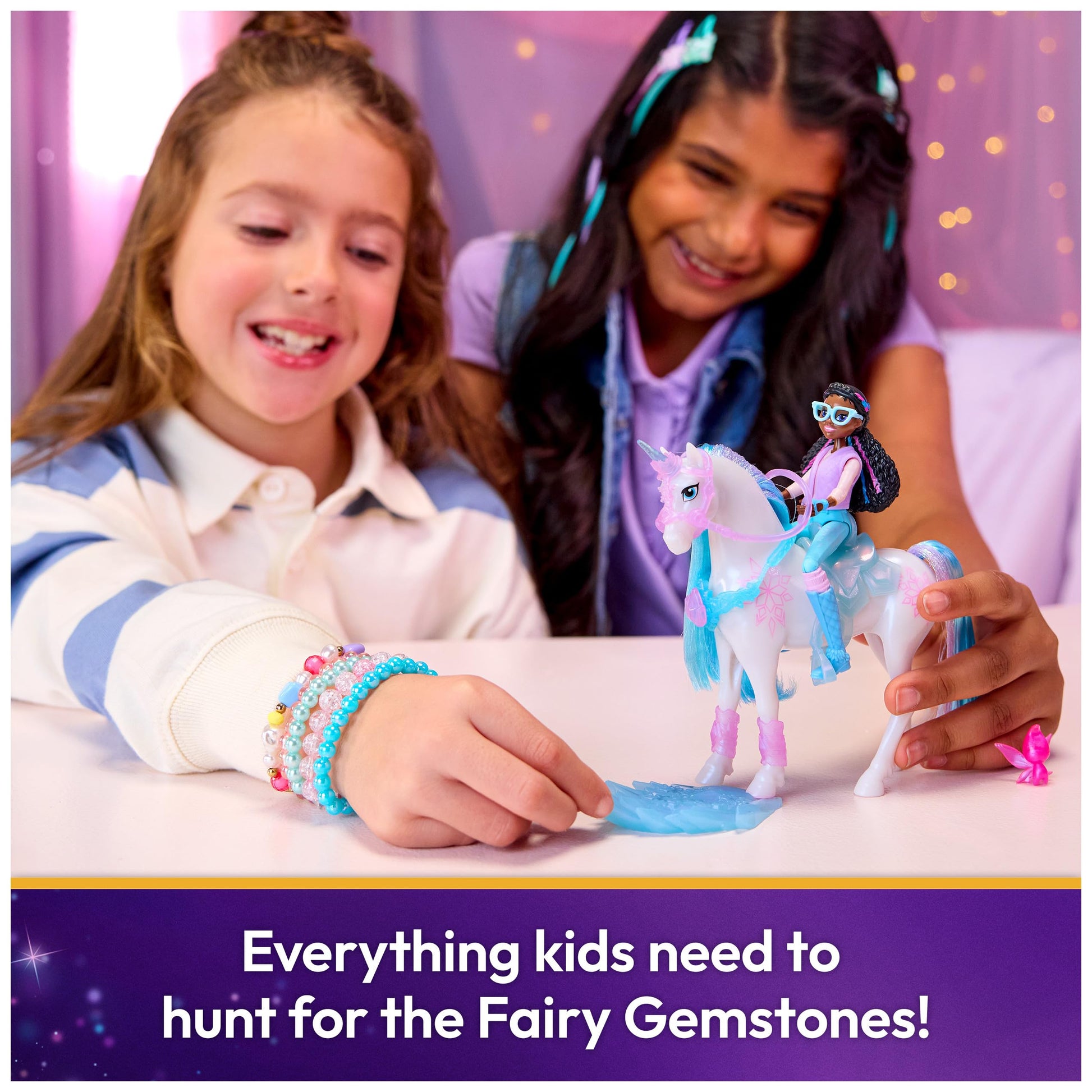 Unicorn Academy Glacier’s Gemstone Adventure, Dolls & Unicorn Toys, Ages 4+