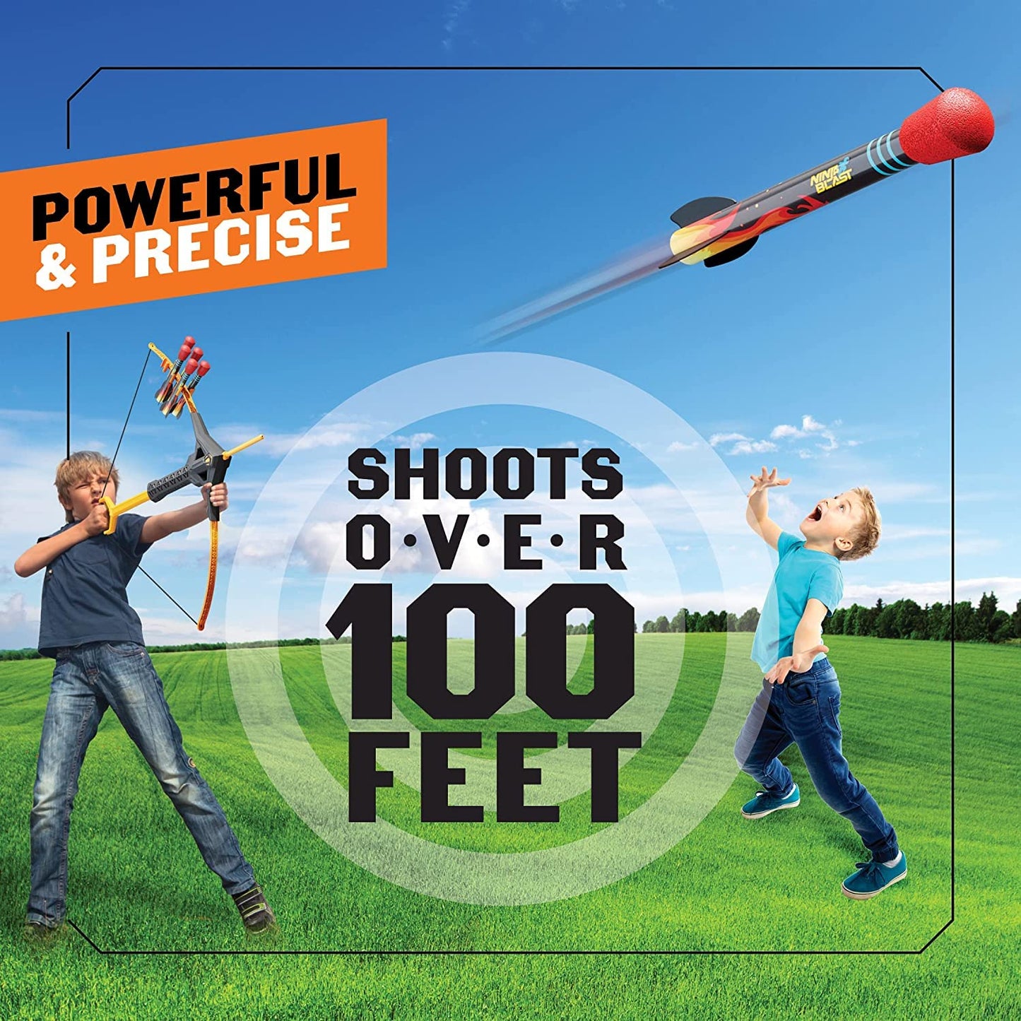 Kids Bow and Arrow Archery Set - Coolest Toys for Boys Age 6, 7, 8, 9, 10, 11 & 12 Year Old Boy Gifts - Cool Boy Toys Birthday Gift - Best Outdoor Kid