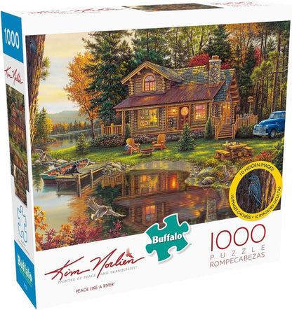 Buffalo Games - Kim Norlien - Peace Like A River - 1000 Piece Jigsaw Puzzle for Adults -Challenging Puzzle Perfect for Game Nights - Finished Size is