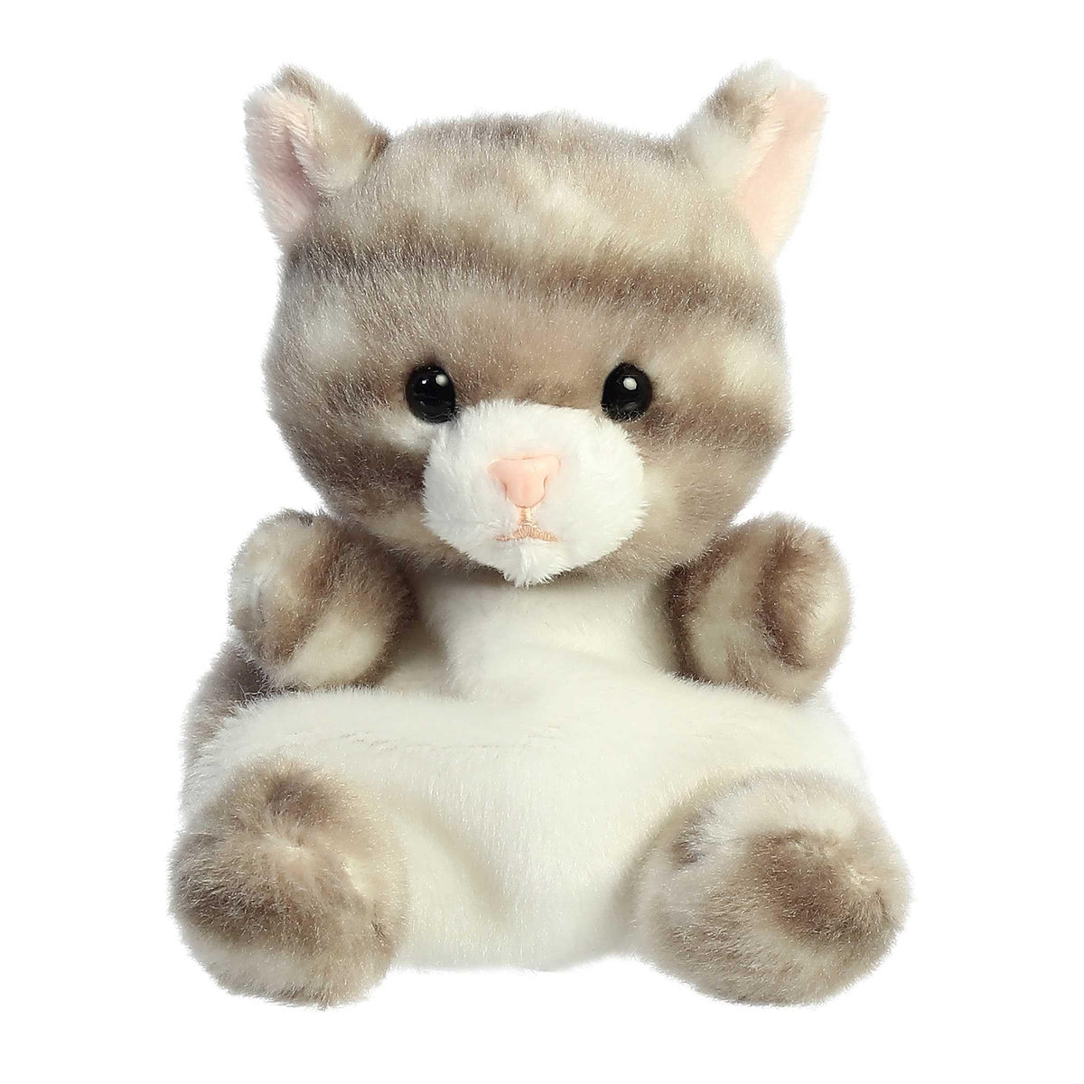Aurora Palm Pals 4" Silver Kitty Adorable Plush