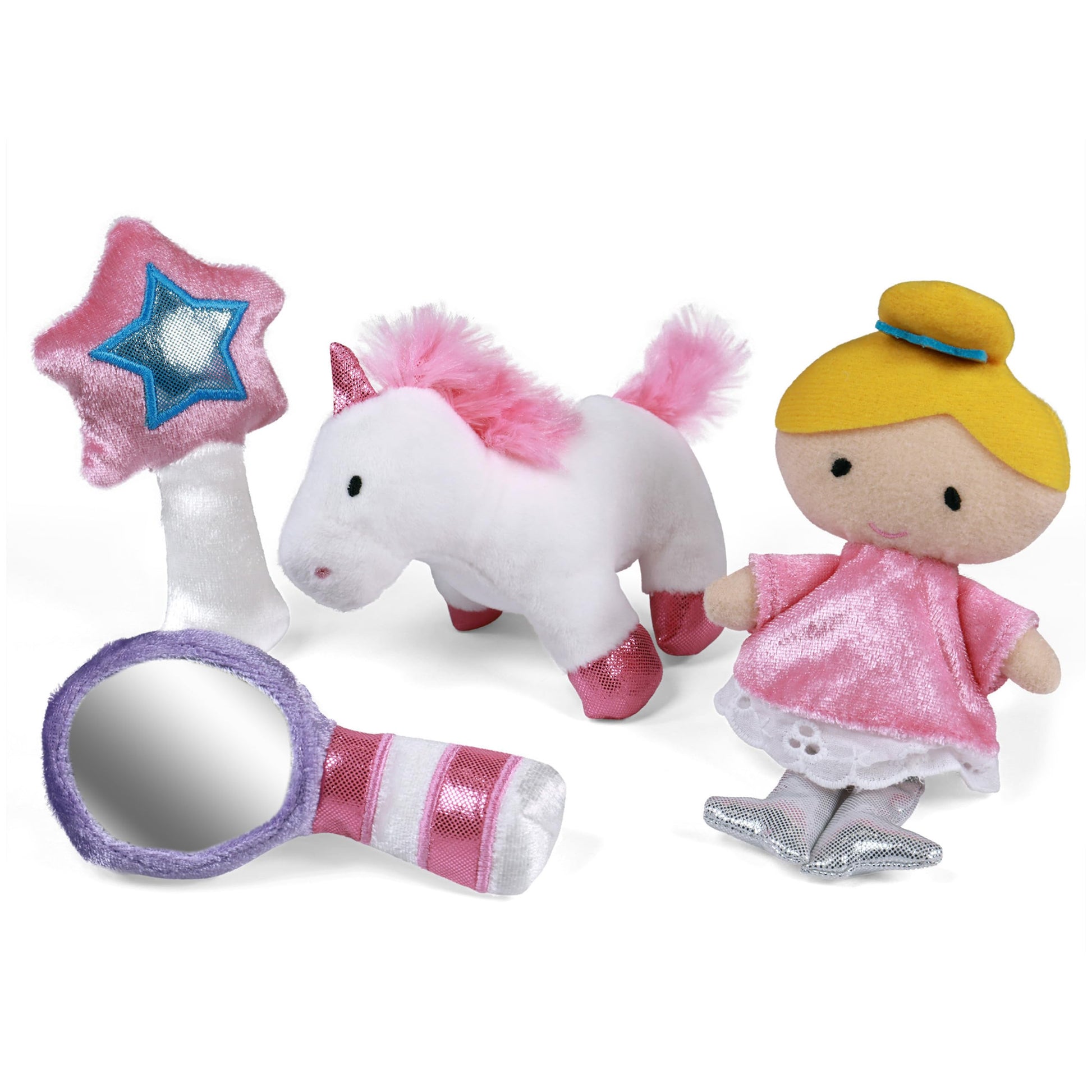 GUND Baby Princess Castle 5-Piece Sensory Plush Toy Playset for Babies