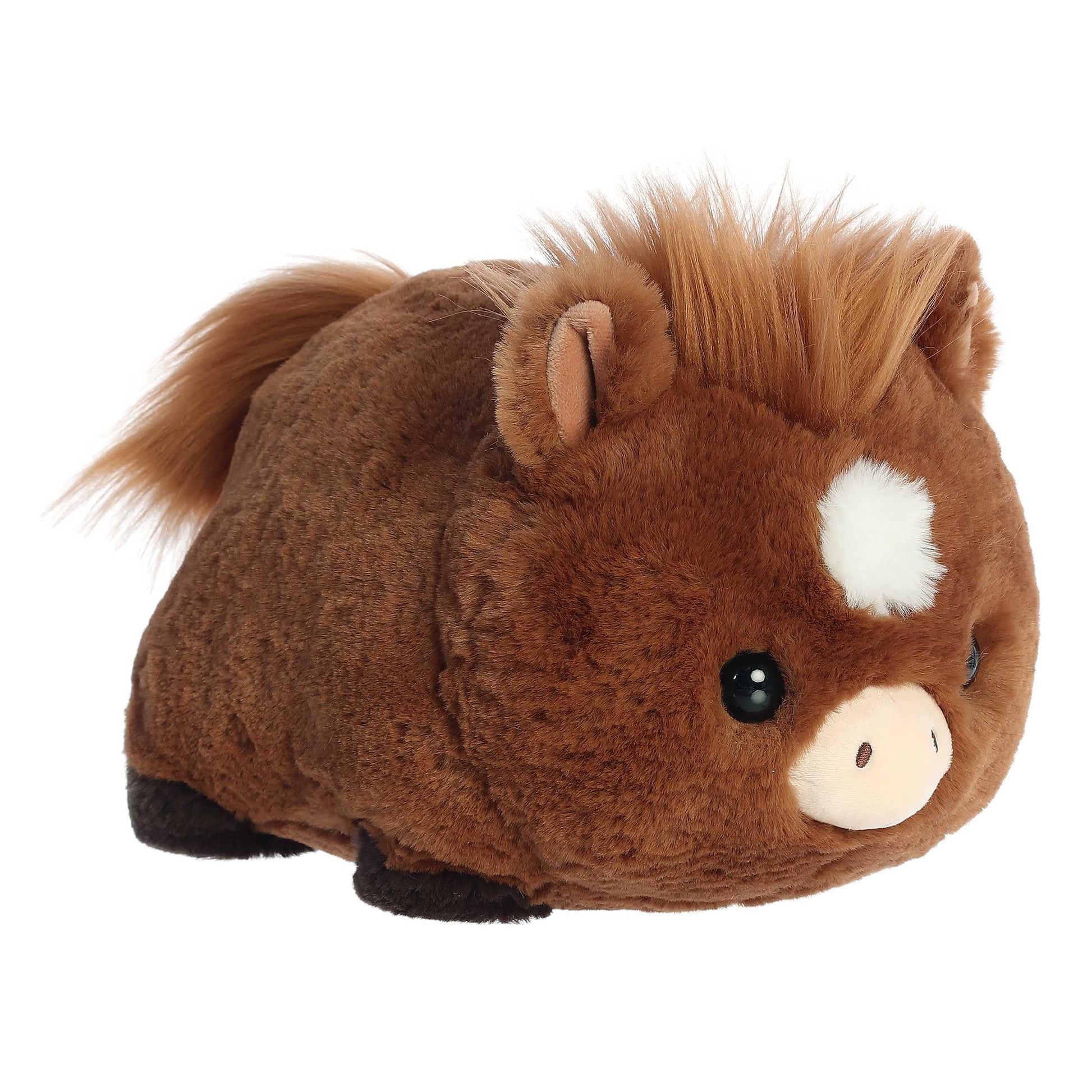 Aurora® Adorable Spudsters™ Hudson Horse™ Stuffed Animal - Comforting Cuddles - Playful Companions - Brown 10 Inches