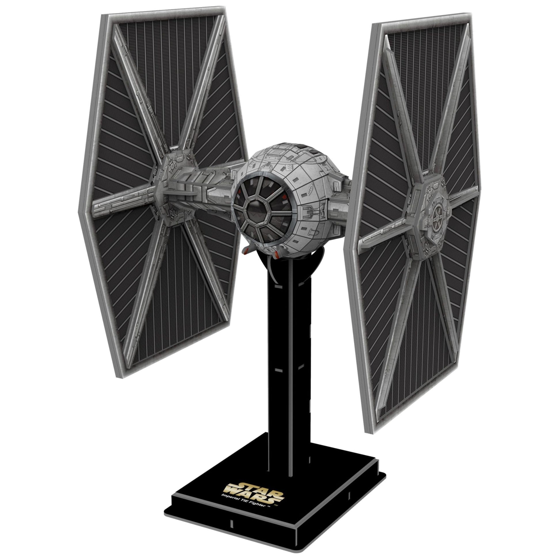 4D Puzzle - Star Wars: Tie Fighter/LN - 129 Paper Model Kit for Teens and Adults - Ages 14+