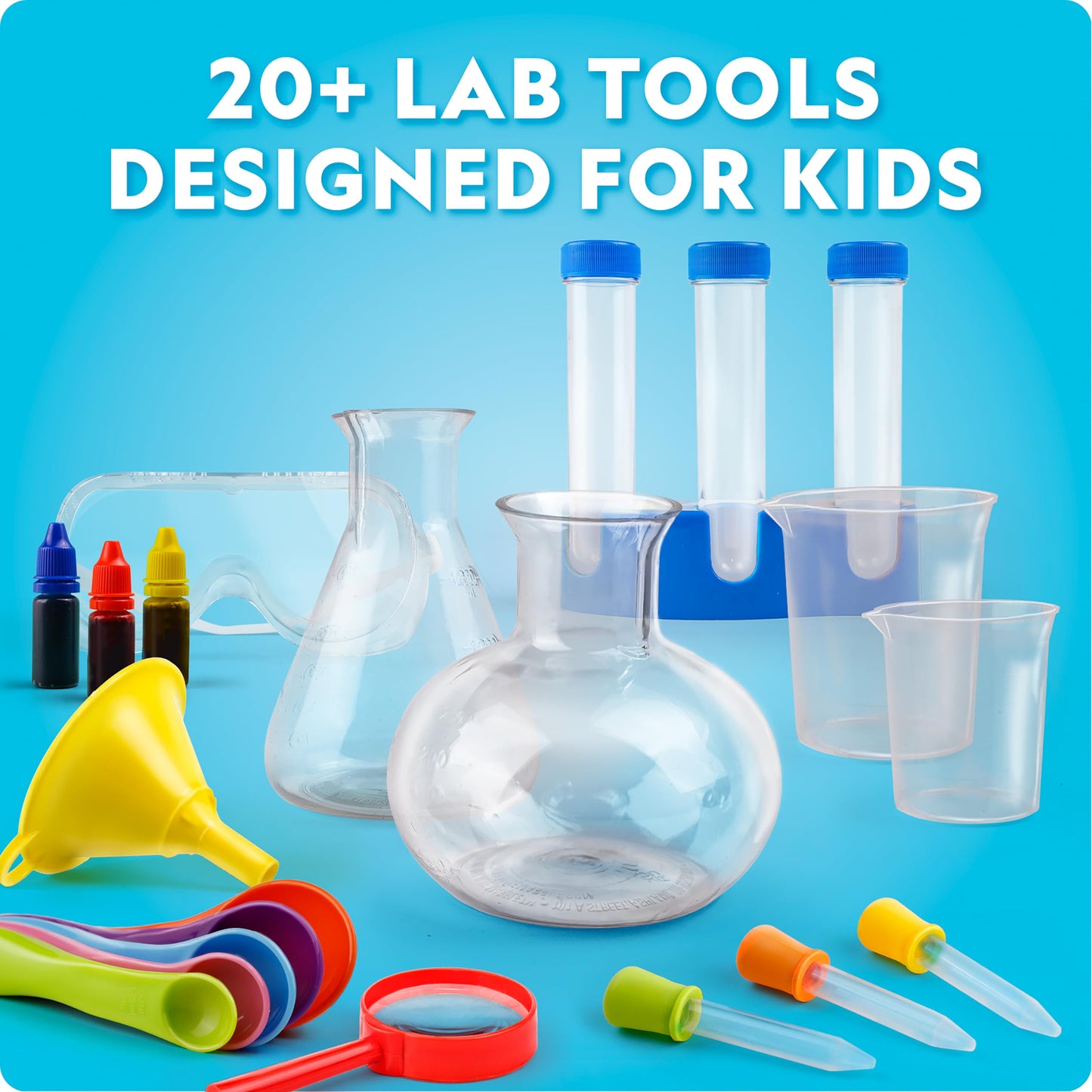 National Geographic Junior Chemistry Set with 50 Experiments for Kids