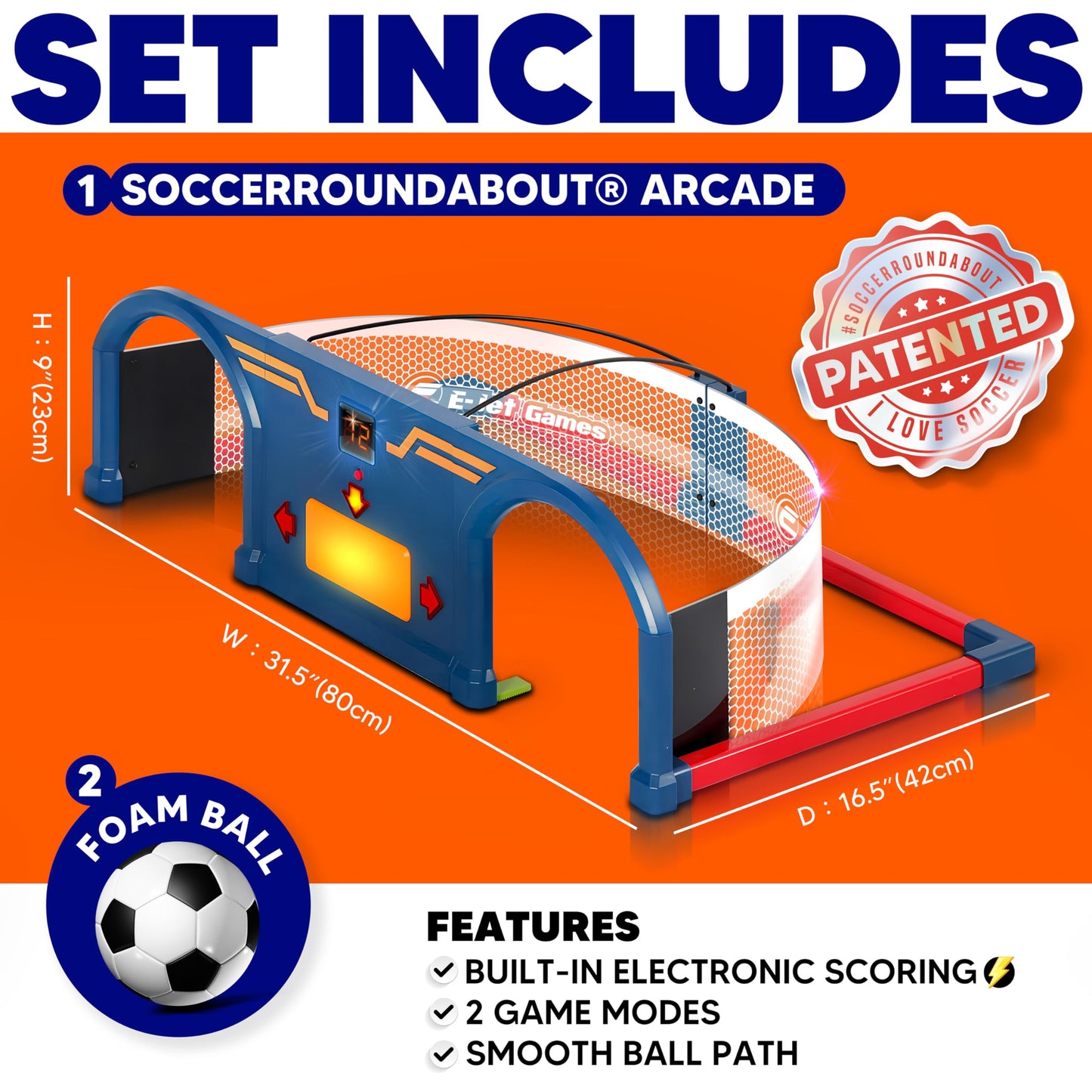 Kids Soccer Trainer Ball Set, Soccer Roundabout Sport Games Gifts for Kids | Foot-Eye Coordination Hand-Eye, Football Exercises Agility Training