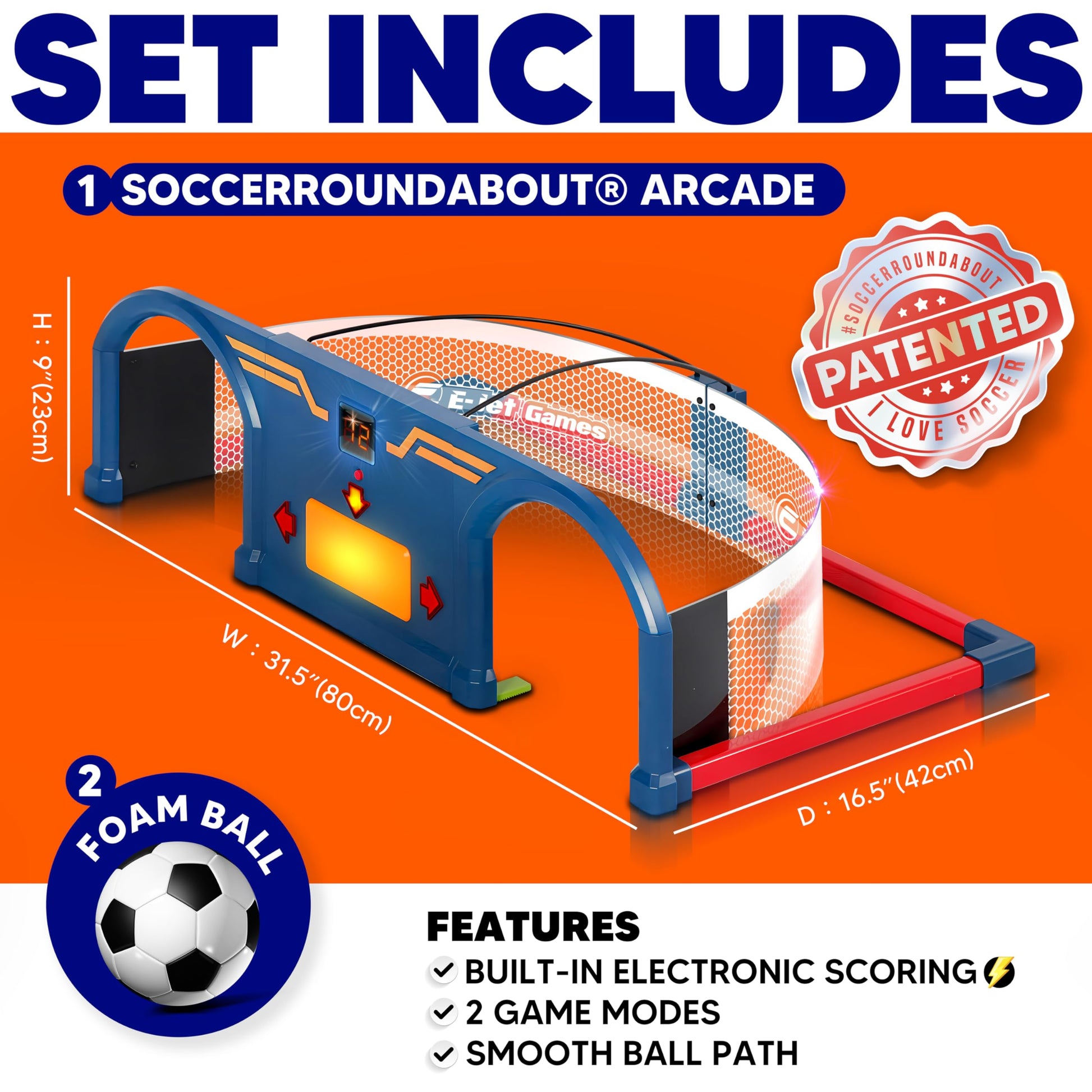 Soccer Trainer Ball Set, Soccer Roundabout Sport Games Gifts | Foot-Eye Coordination Hand-Eye, Football Exercises Agility Training
