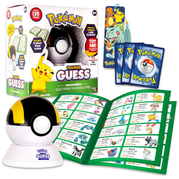Pokemon Trainer Guess Game Hoenn Edition - Bundle with Electronic Guessing Game, Talk to Your Poke Ball Plus Bookmark, Trading Cards | Pokemon