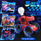 Spider Amphibious Remote Control Car for Boys Kids - 4WD Waterproof 2.4 GHz 360°Rotation RC Stunt Car - Water and Land Pool Toys Cars for 4 5 6 7 8 9
