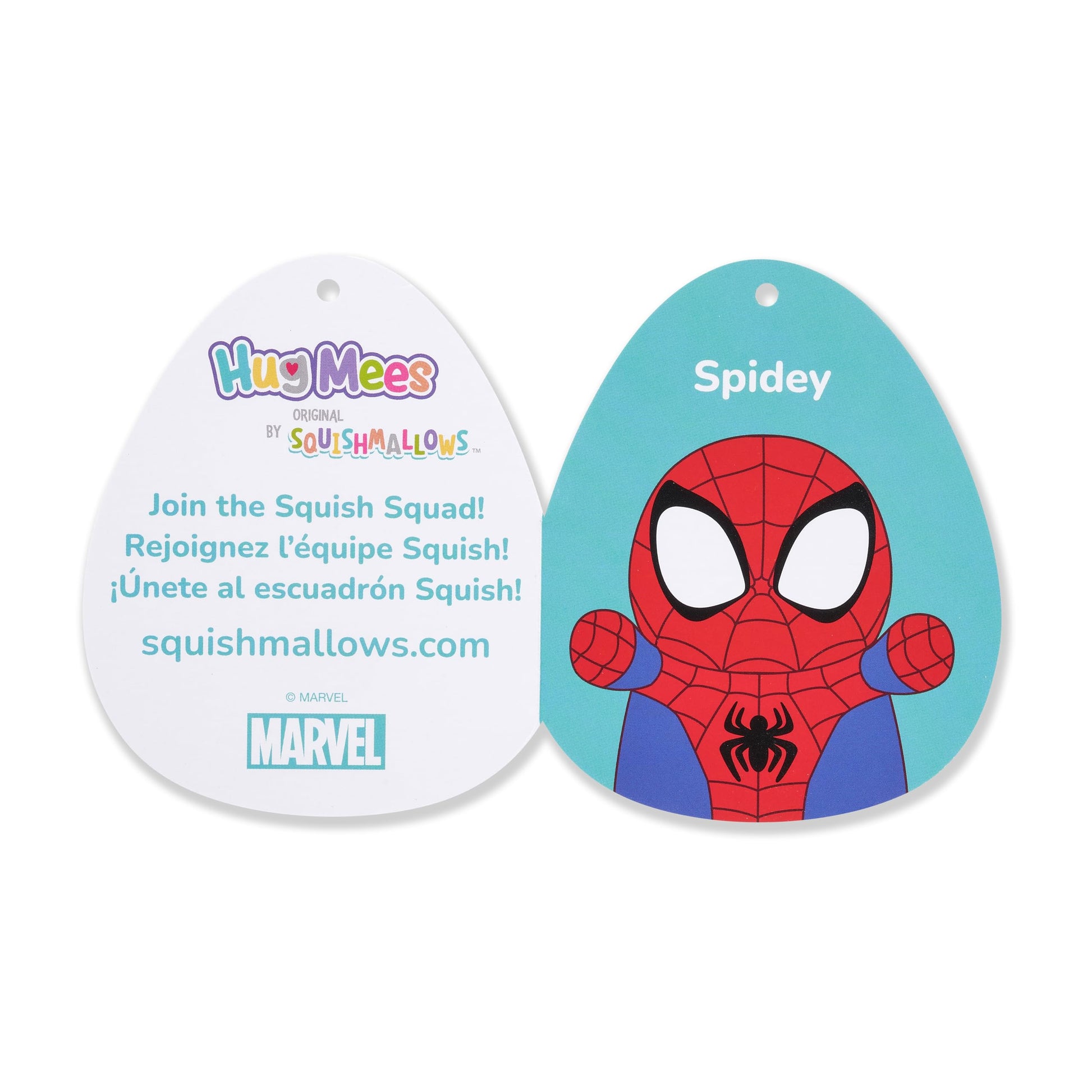 Squishmallows Original Marvel Spidey and His Amazing Friends 26in Spidey HugMees - Ultrasoft Official Jazwares Plush (Jumbo)