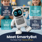 SmartyBot Smart Robot Toy for Kids - Interactive Remote Control Robot with App, Programmable Moves, 7 Customizable LED Eye Colors, Reacts to Music