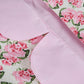 Rakki Dolli Baby Doll Sleeping Bag Set Sweet Dream Bed Dolls Sleepover Bag with Side Zipper (Pink Rose)