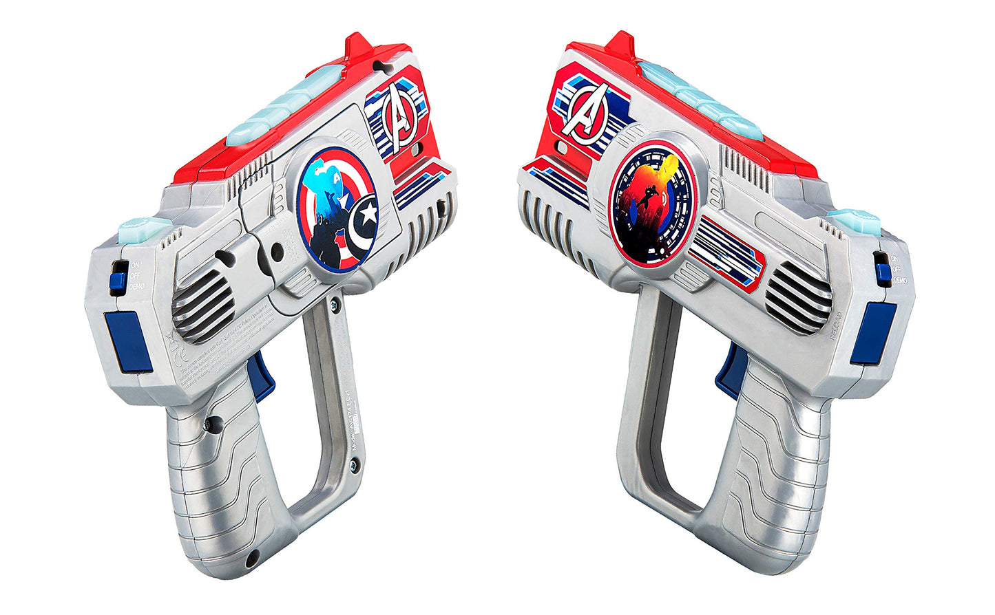 eKids Avengers Assemble Laser Tag for Kids Infared Lazer Tag Blasters Lights Up & Vibrates When Hit