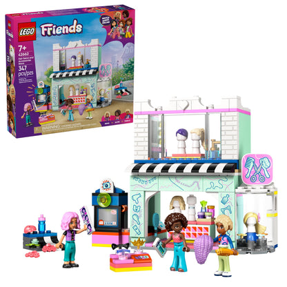 LEGO Friends Hair Salon and Accessories Store Toy Building Set - Hair Salon Toy for Girls and Boys, Ages 7+ - Gift Idea for Kids Birthday - with 3