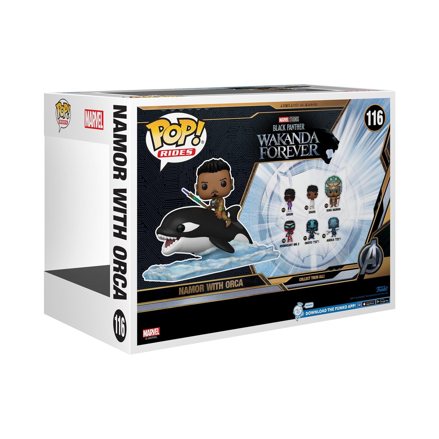 Funko POP! Rides Super Deluxe: Black Panther - Namor with Orca