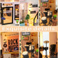 Spilay DIY Miniature Dollhouse Kit with Wooden Furniture,DIY Dollhouse Kit with Dust Proof and Music Movement,1:24 Scale Creative Room for Romantic