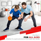 Majestic Hoops Mini Basketballs - 4 Pack of 5” Mini Basketballs with Pump - Replacement Balls for Over-the-Door Hoops - Ideal for Indoor Play