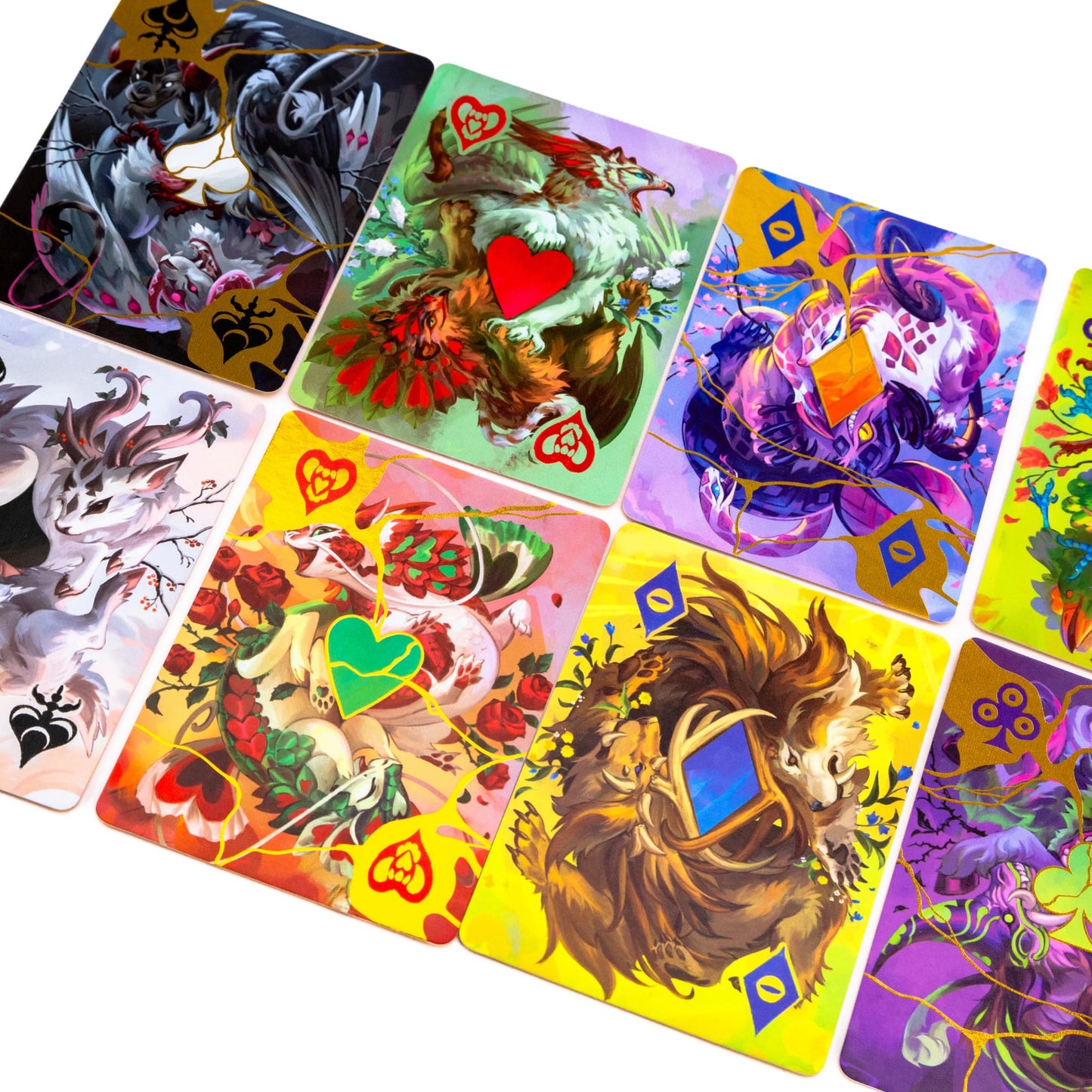 Pandasaurus Games Beasts Card Game - Cooperative Teamwork, Strategy & Tension, Limited Communication Puzzle with Challenging Gameplay for Kids