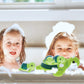 Dollibu Green Sea Turtle Family Animal Bath Squirters 4 Piece Bath Toy Set, Kids Bath Toys for Bathtime & Water Fun, Girls & Boys Floating Cute Animal