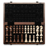 A&A 15" Magnetic Wooden Chess Set, Handmade 3" King Height Unique Chess Pieces with 2 Extra Queens, Tournament Portable Travel Chess Game Set