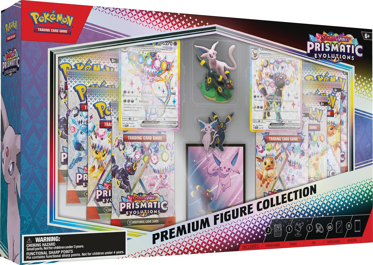 Pokémon TCG: Scarlet & Violet-Prismatic Evolutions Premium Figure Collection