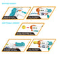 JOYIN 2 in 1 Super Water Gun Blaster Pistol and Foam Ball Popper Air Toy Guns with 12 Foam Balls, Kids Shooting Game, Squirt Guns for Kids Summer