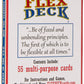 Flex Deck Playing Cards 3 in 1 Travel Game Deck with Card Games Domino Play and Word Games Compact Family Game for Camping Road Trips Classroom
