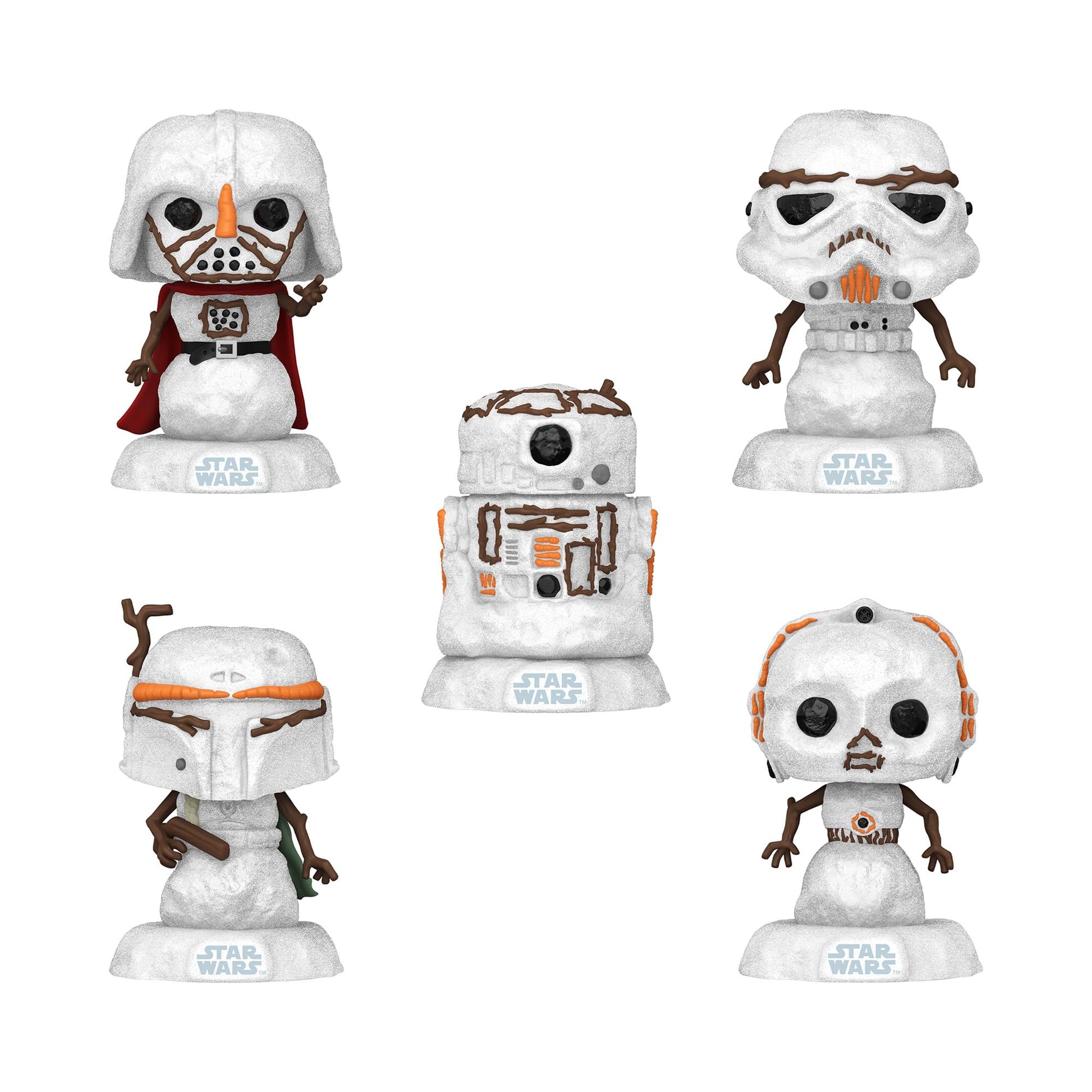 Funko POP! Star Wars Holiday 5 Pack Darth Vader - Amazon Exclusive