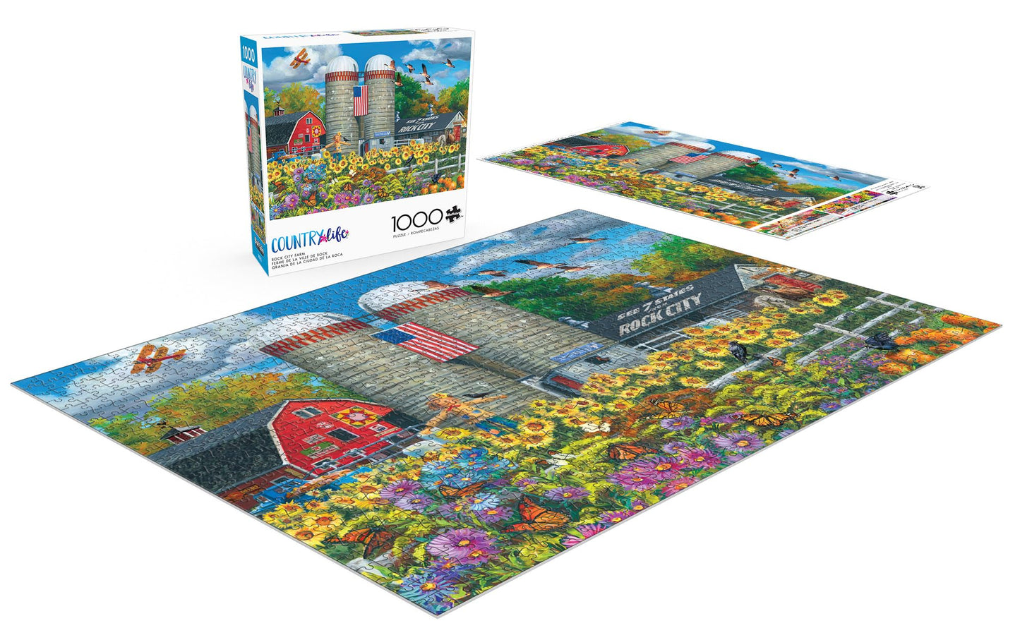 Buffalo Games - Rock City Farm - 1000 Piece Jigsaw Puzzle for Adults