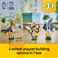 LEGO Creator 3 in 1 Wild Animals: Tropical Toucan Building Toy for Kids- Jungle Building Blocks & Learning Toy for Girls & Boys, Ages 7+ - Build 3