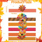 EUVBOKW 24 Pack Thanksgiving DIY Turkey Headband Craft Kit-Create Your Own Fall Paper Crown Hats , Gems,Googly Eyes for Party and Holiday Activity