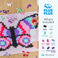 Plus Plus Puzzle By Number, Butterfly - 800 Piece Building Set
