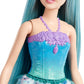 Barbie Dreamtopia Royal Fashion Doll & Accessory, Petite with Turquoise Hair Wearing Removable Skirt, Shoes & Headband
