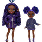 Rainbow High Jr High Series 2 Krystal Bailey- 9" Purple Posable Fashion Doll with Designer Accessories and Open/Close Backpack. Great Toy Gift for