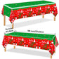 Yavxzvbw 3Pcs Let's Get Lit Christmas Party Decorations & Supplies - Tableware Set with Tablecloth & More for Friendsmas Party