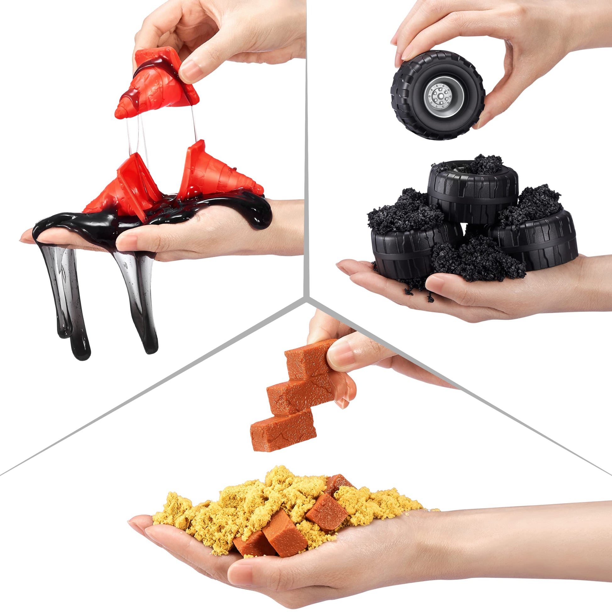 Smashers Monster Wheels RED Flame Mystery Pack [Over 25 Monster Trucks Surprises!]