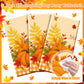 Newwiee 3 Pack Thanksgiving Tablecloth Fall Disposable Plastic Tablecloth 54" x 108" Thanksgiving Friends Giving Decorations, Harvest Party Decor